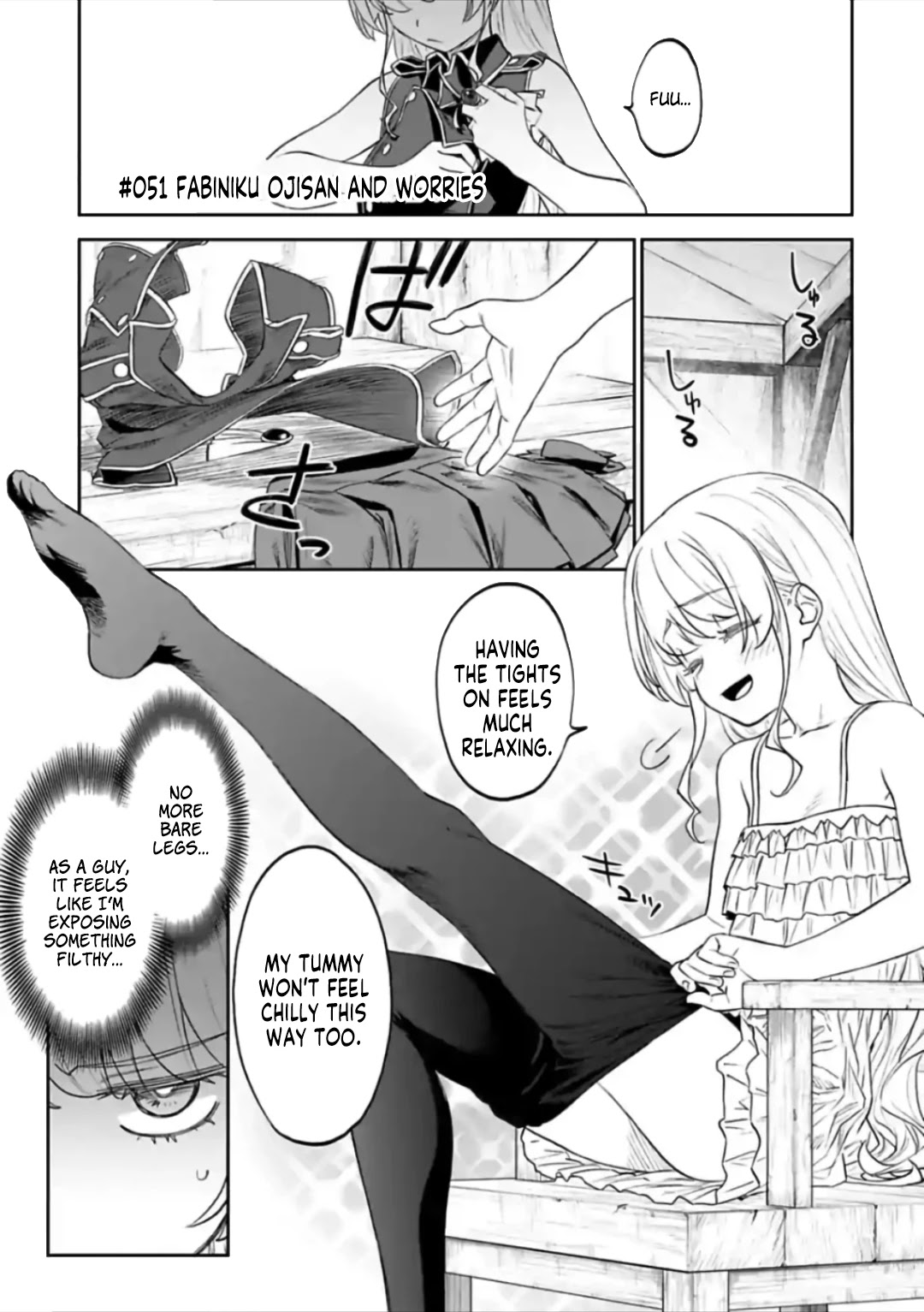 Fantasy Bishoujo Juniku Ojisan to Chapter 51 page 1 - Chapter 51: Fabiniku Ojisan and Worries