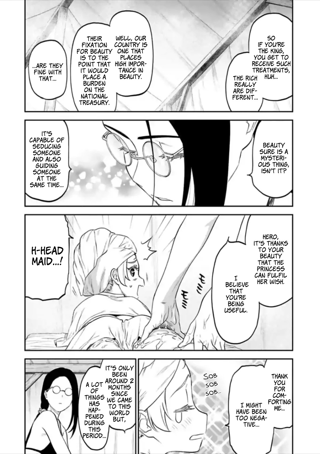 Fantasy Bishoujo Juniku Ojisan to Chapter 52 page 4 - Chapter 52: Fabiniku Ojisan And Loosening