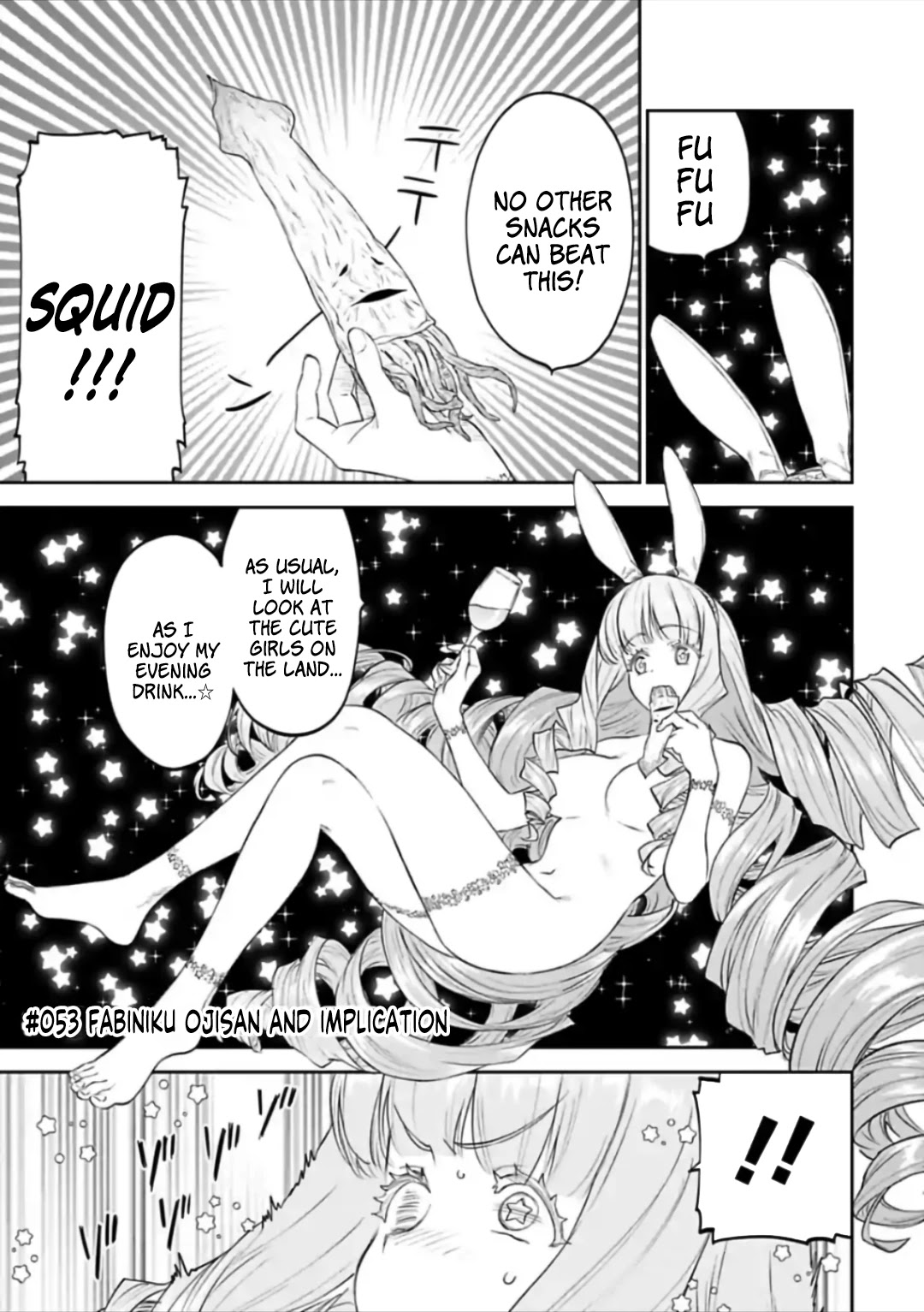 Fantasy Bishoujo Juniku Ojisan to Chapter 53 page 1 - Chapter 53: Fabiniku Ojisan and Implication