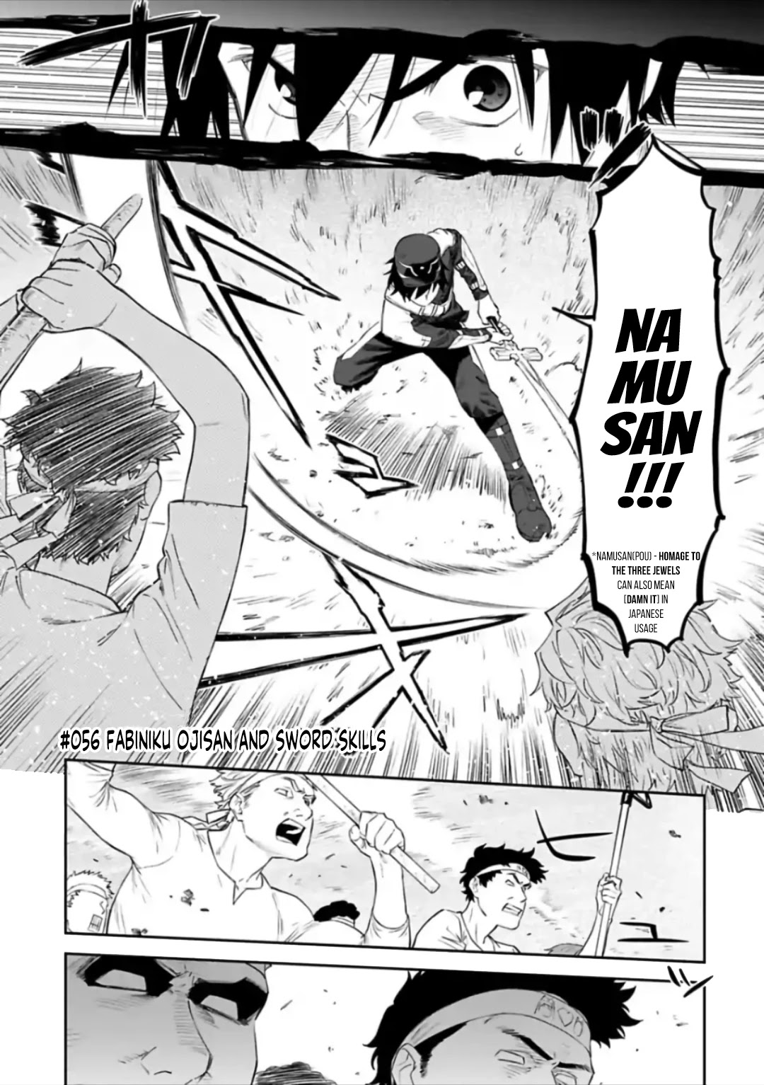 Fantasy Bishoujo Juniku Ojisan to Chapter 56 page 1 - Chapter 56: Fabiniku Ojisan And Sword Skills