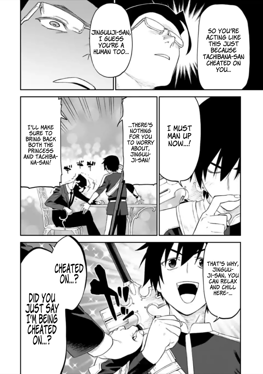 Fantasy Bishoujo Juniku Ojisan to Chapter 56 page 8 - Chapter 56: Fabiniku Ojisan And Sword Skills