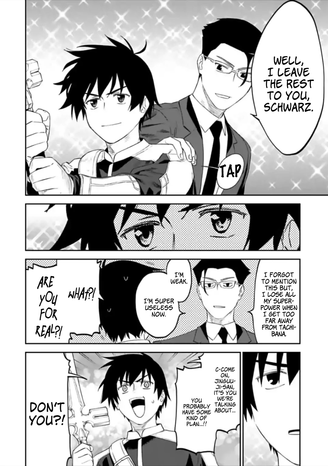 Fantasy Bishoujo Juniku Ojisan to Chapter 59 page 4 - Chapter 59: Fabiniku Ojisan and The Resolve to Fight