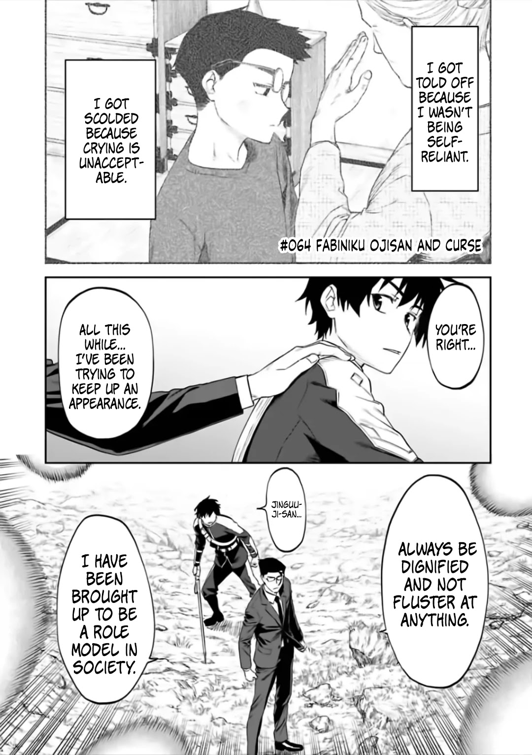 Fantasy Bishoujo Juniku Ojisan to Chapter 64 page 1 - Chapter 64: Fabiniku Ojisan And Curse
