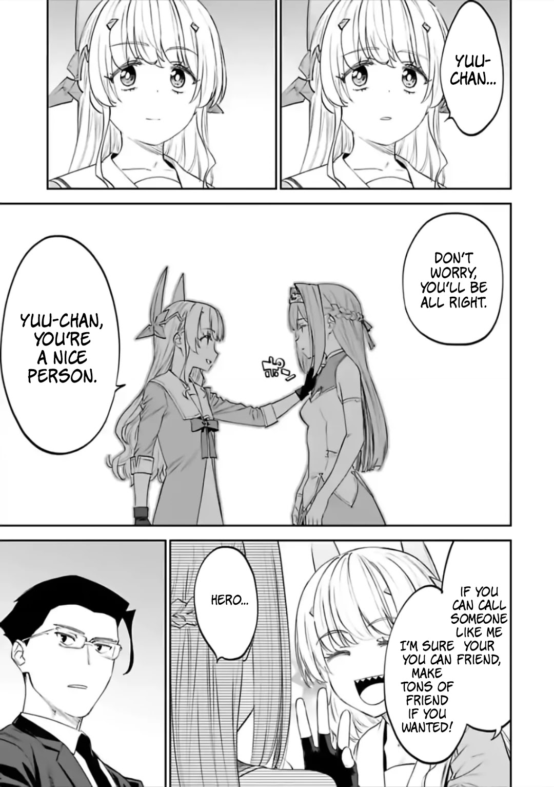 Fantasy Bishoujo Juniku Ojisan to Chapter 67 page 7 - Chapter 67: Fabiniku Ojisan And Kneeling Down