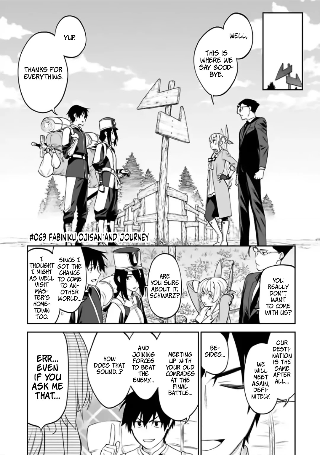 Fantasy Bishoujo Juniku Ojisan to Chapter 69 page 1 - Chapter 69: Fabiniku Ojisan And Journey