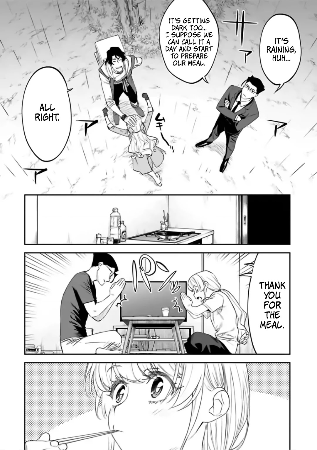 Fantasy Bishoujo Juniku Ojisan to Chapter 69 page 4 - Chapter 69: Fabiniku Ojisan And Journey