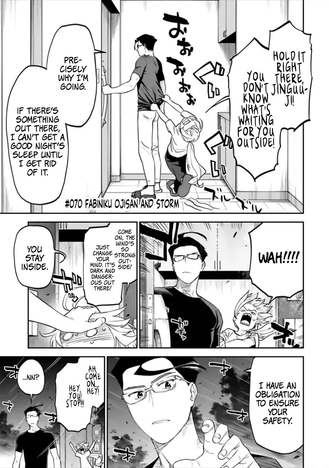 Fantasy Bishoujo Juniku Ojisan to Chapter 70 page 1 - Chapter 70: Fabiniku Ojisan And Storm