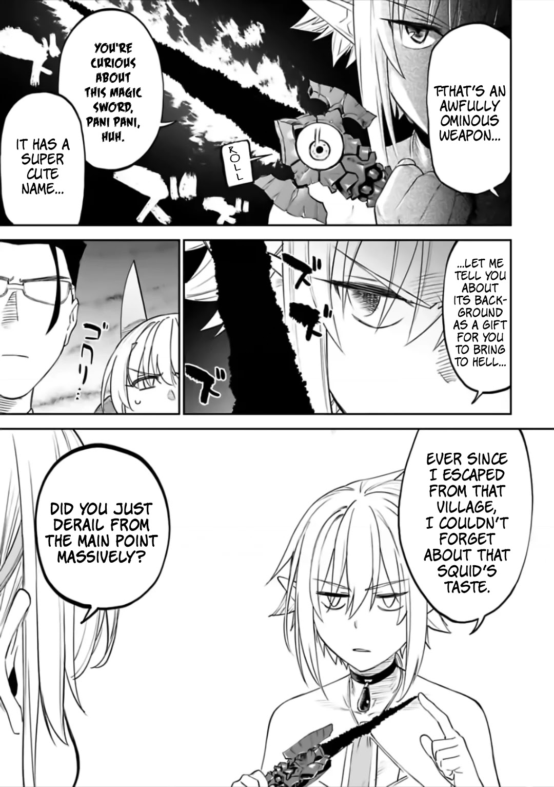 Fantasy Bishoujo Juniku Ojisan to Chapter 72 page 5 - Chapter 72: Fabiniku Ojisan and God Eater