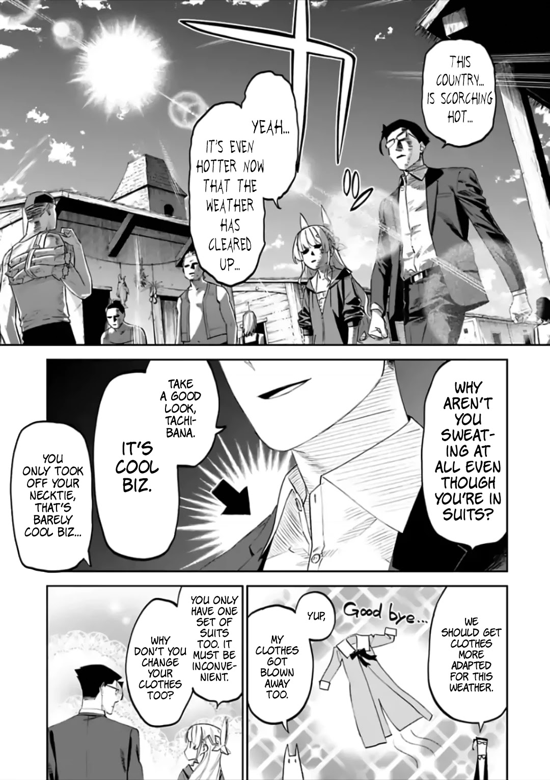 Fantasy Bishoujo Juniku Ojisan to Chapter 75 page 3 - Chapter 75: Fabiniku Ojisan And Cool Biz