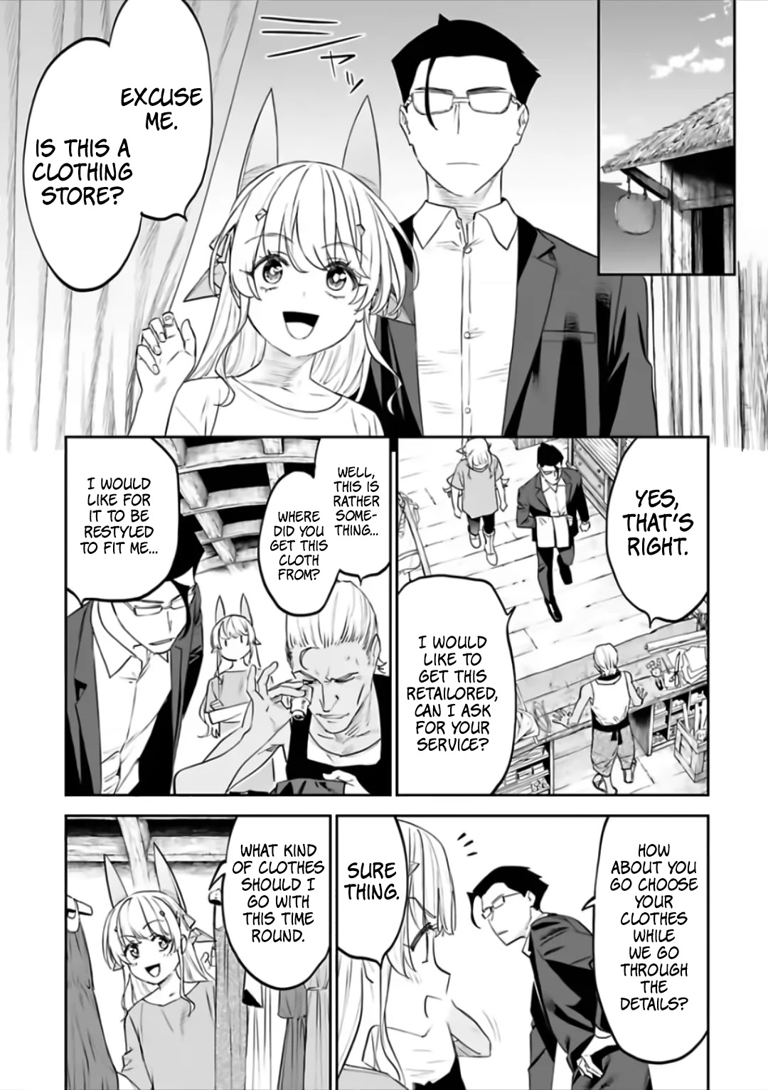 Fantasy Bishoujo Juniku Ojisan to Chapter 75 page 7 - Chapter 75: Fabiniku Ojisan And Cool Biz