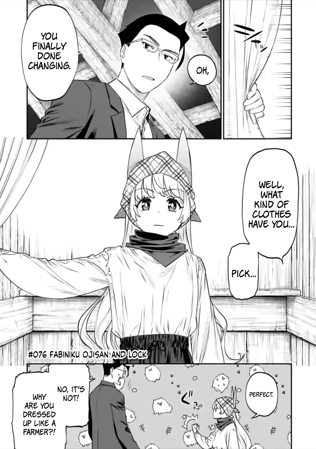 Fantasy Bishoujo Juniku Ojisan to Chapter 76 page 1 - Chapter 76: Fabiniku Ojisan And Lock