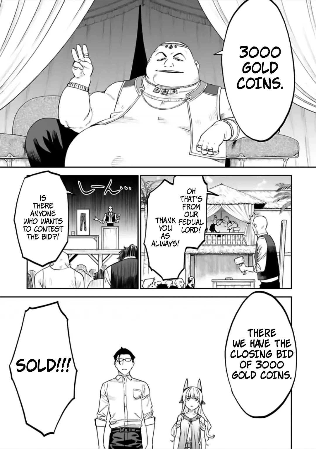 Fantasy Bishoujo Juniku Ojisan to Chapter 79 page 3 - Chapter 79: Fabiniku Ojisan And Auction