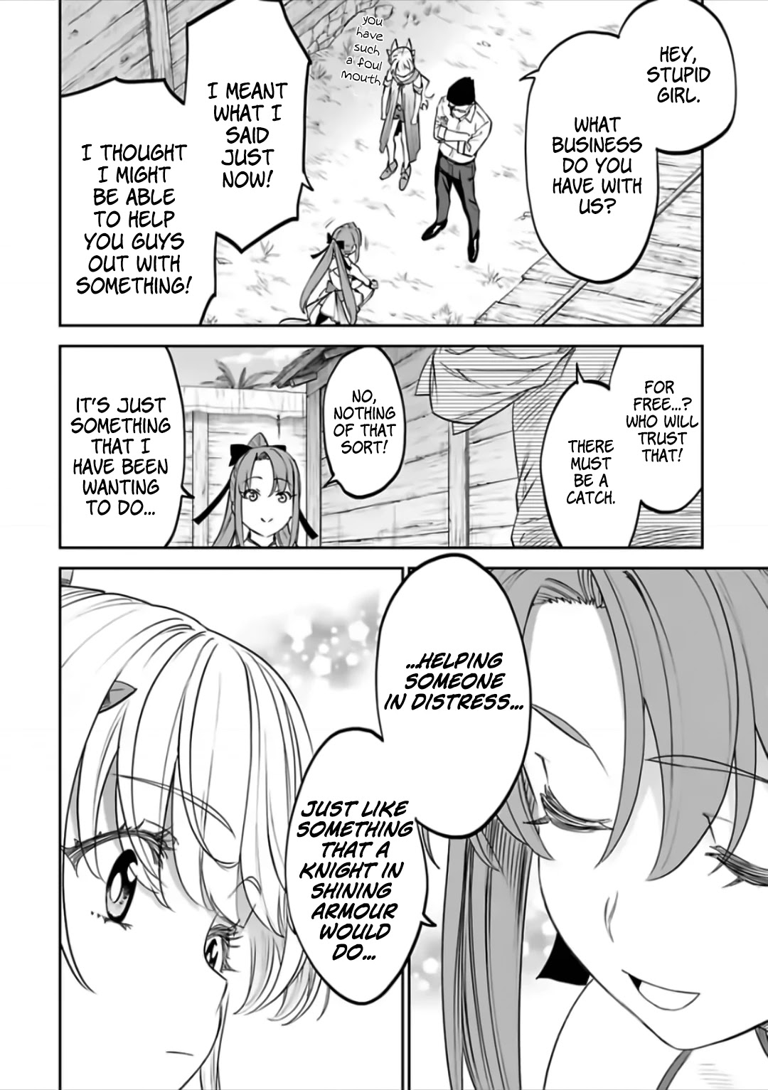Fantasy Bishoujo Juniku Ojisan to Chapter 80 page 10 - Chapter 80: Fabiniku Ojisan And A Person In Distress
