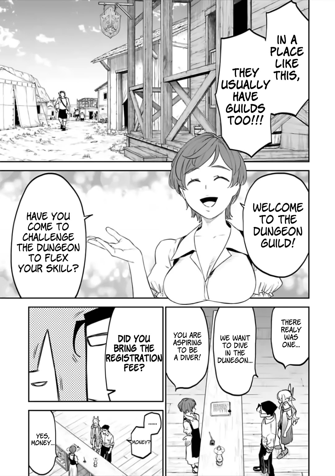 Fantasy Bishoujo Juniku Ojisan to Chapter 80 page 3 - Chapter 80: Fabiniku Ojisan And A Person In Distress