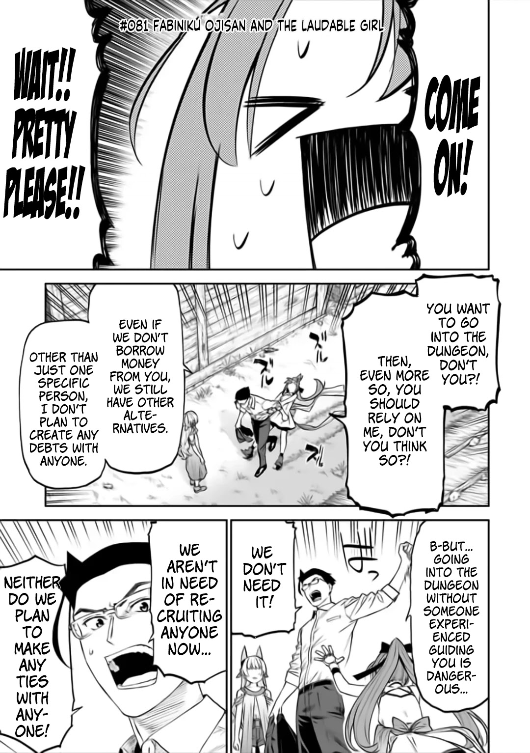 Fantasy Bishoujo Juniku Ojisan to Chapter 81 page 1 - Chapter 81: Fabiniku Ojisan And The Laudable Girl
