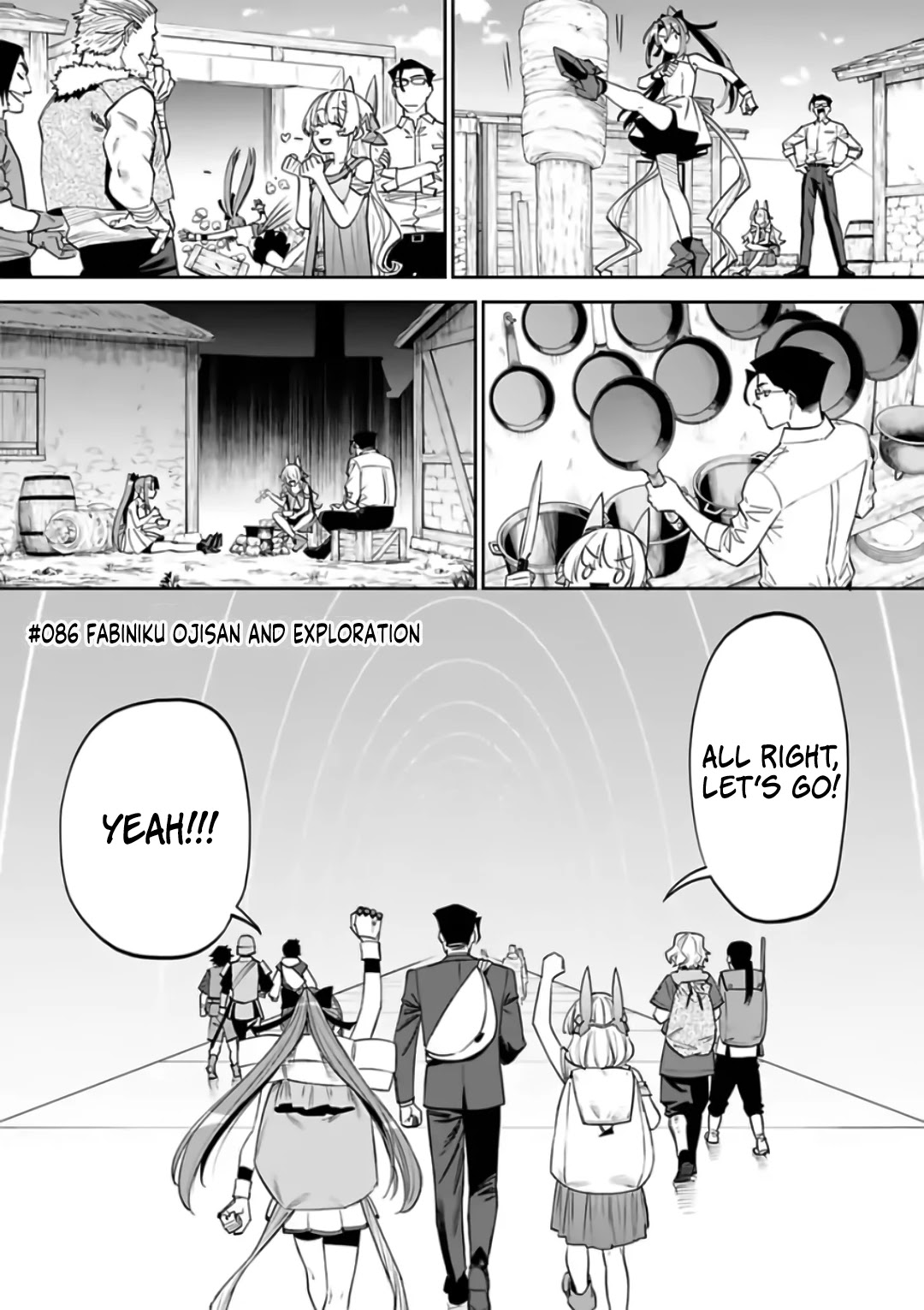Fantasy Bishoujo Juniku Ojisan to Chapter 86 page 1 - Chapter 86: Fabiniku Ojisan And Exploration