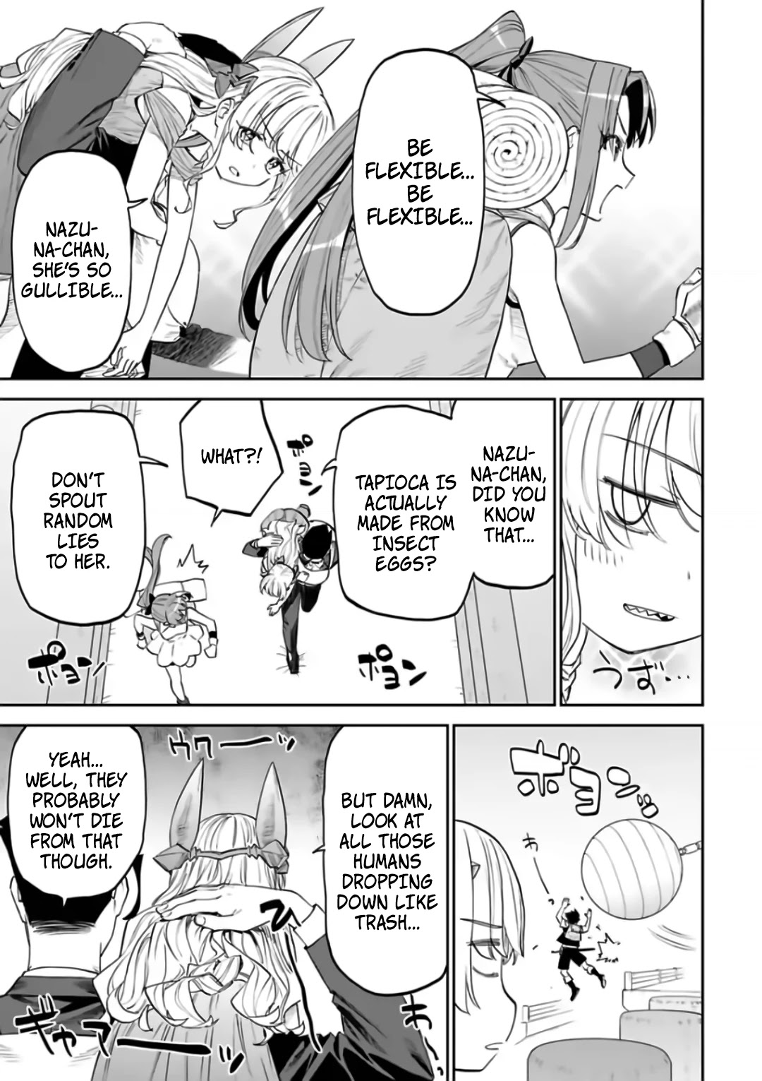 Fantasy Bishoujo Juniku Ojisan to Chapter 88 page 3 - Chapter 88: Fabiniku Ojisan And Killing Intent