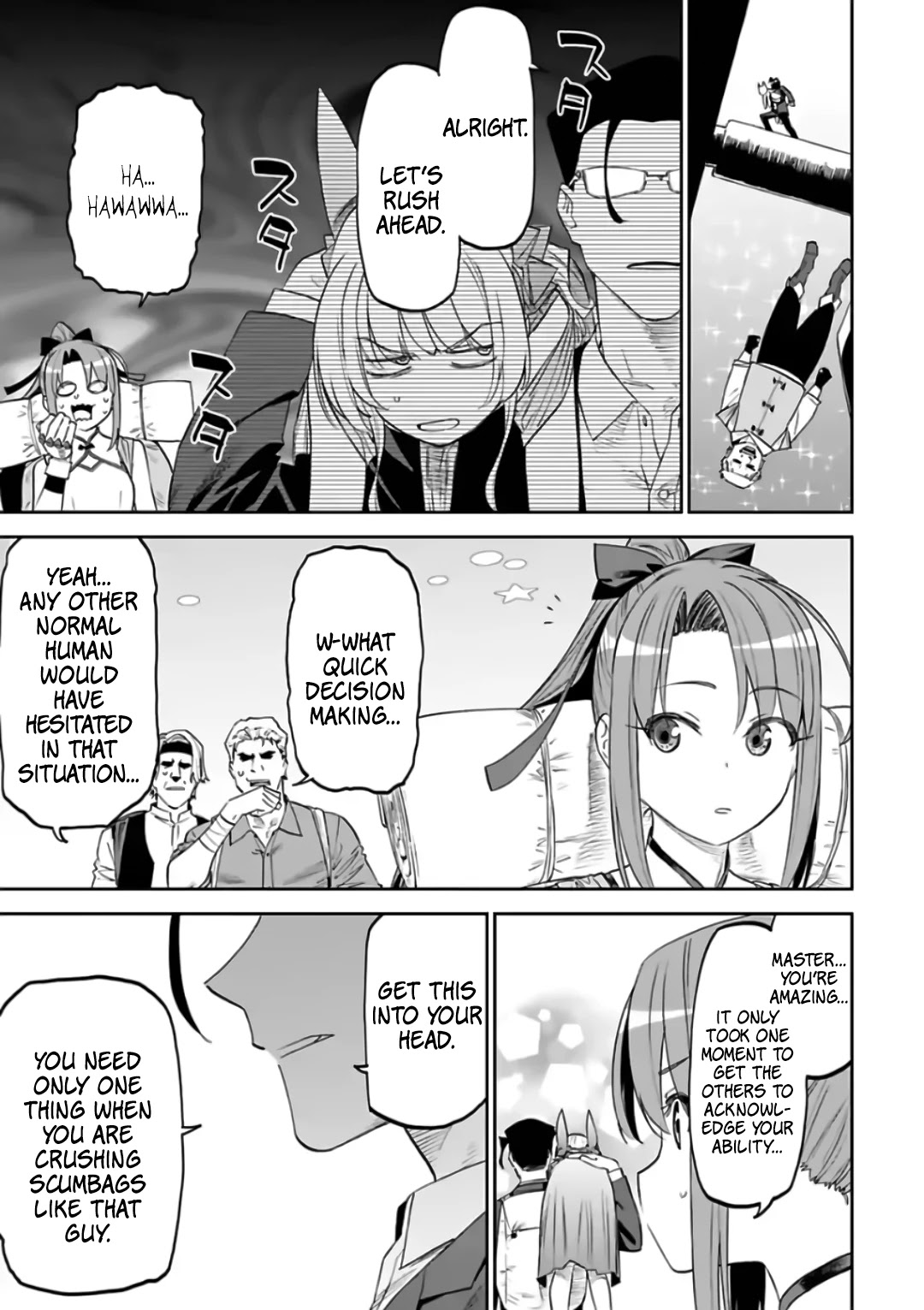 Fantasy Bishoujo Juniku Ojisan to Chapter 88 page 7 - Chapter 88: Fabiniku Ojisan And Killing Intent