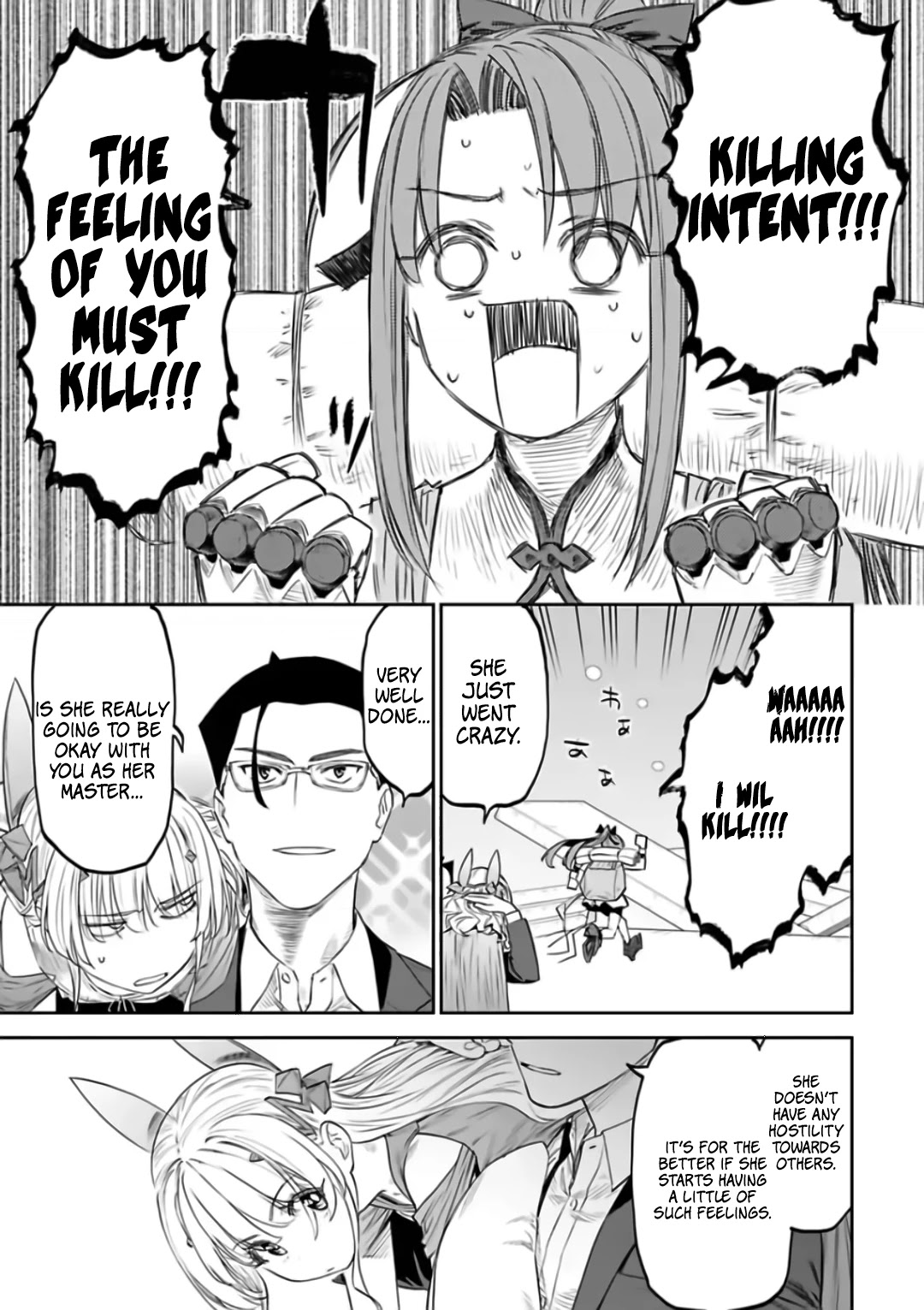 Fantasy Bishoujo Juniku Ojisan to Chapter 88 page 9 - Chapter 88: Fabiniku Ojisan And Killing Intent
