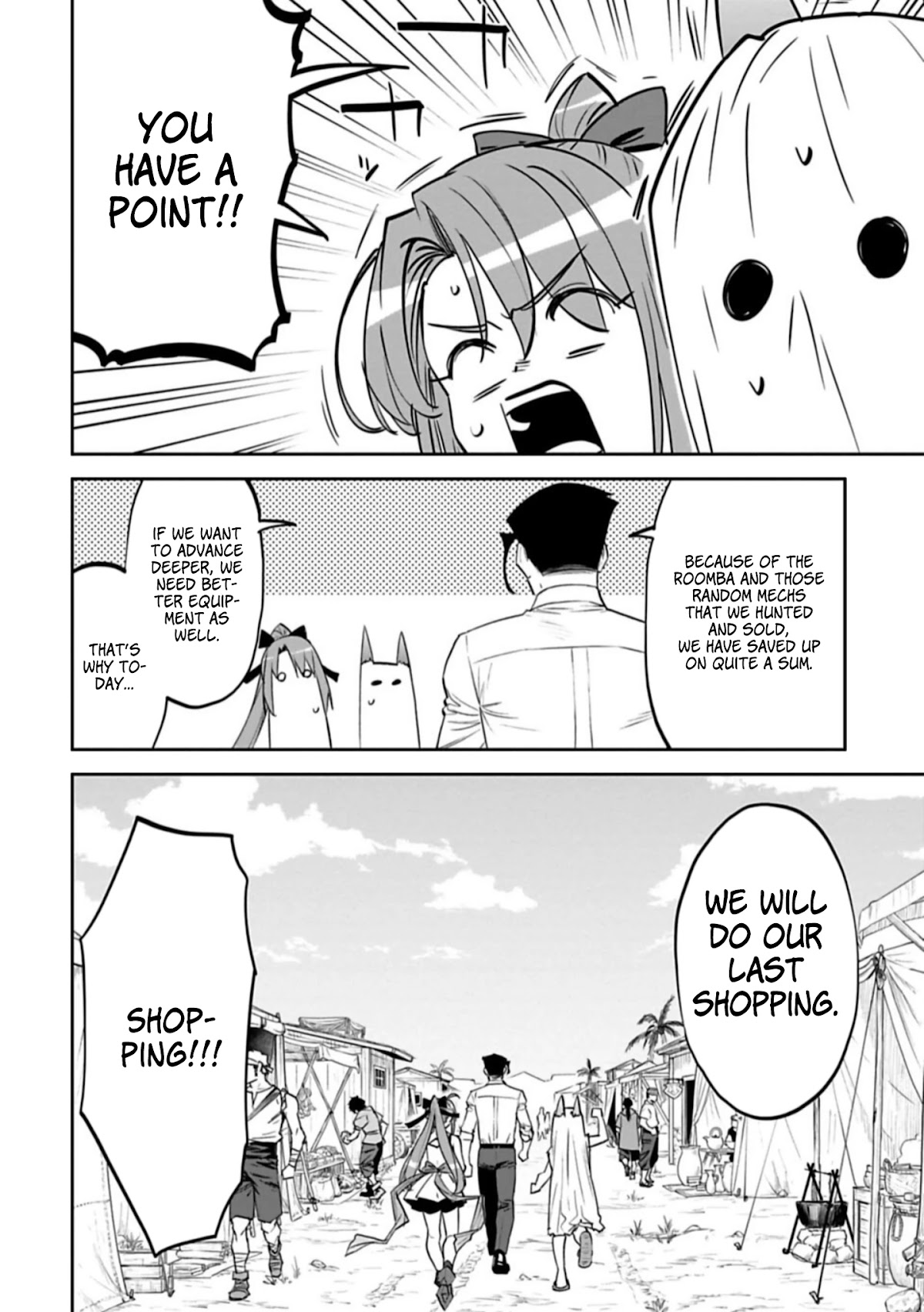 Fantasy Bishoujo Juniku Ojisan to Chapter 96 page 2 - Chapter 96: Fabiniku Ojisan And Shopping