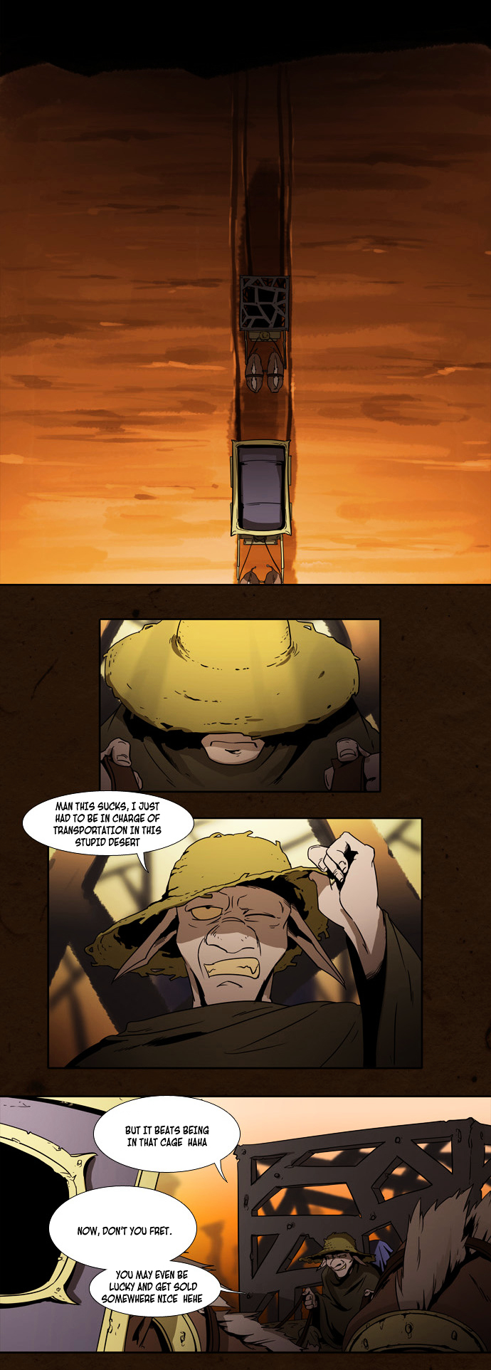 Fantasy World Survival Chapter 1 page 3 - Chapter 1 : The Arena of the Desert (1)