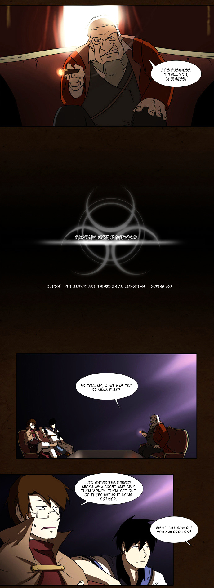 Fantasy World Survival Chapter 5 page 8 - Chapter 5 : Don't Put Important Things In An Important Looking Box (1)