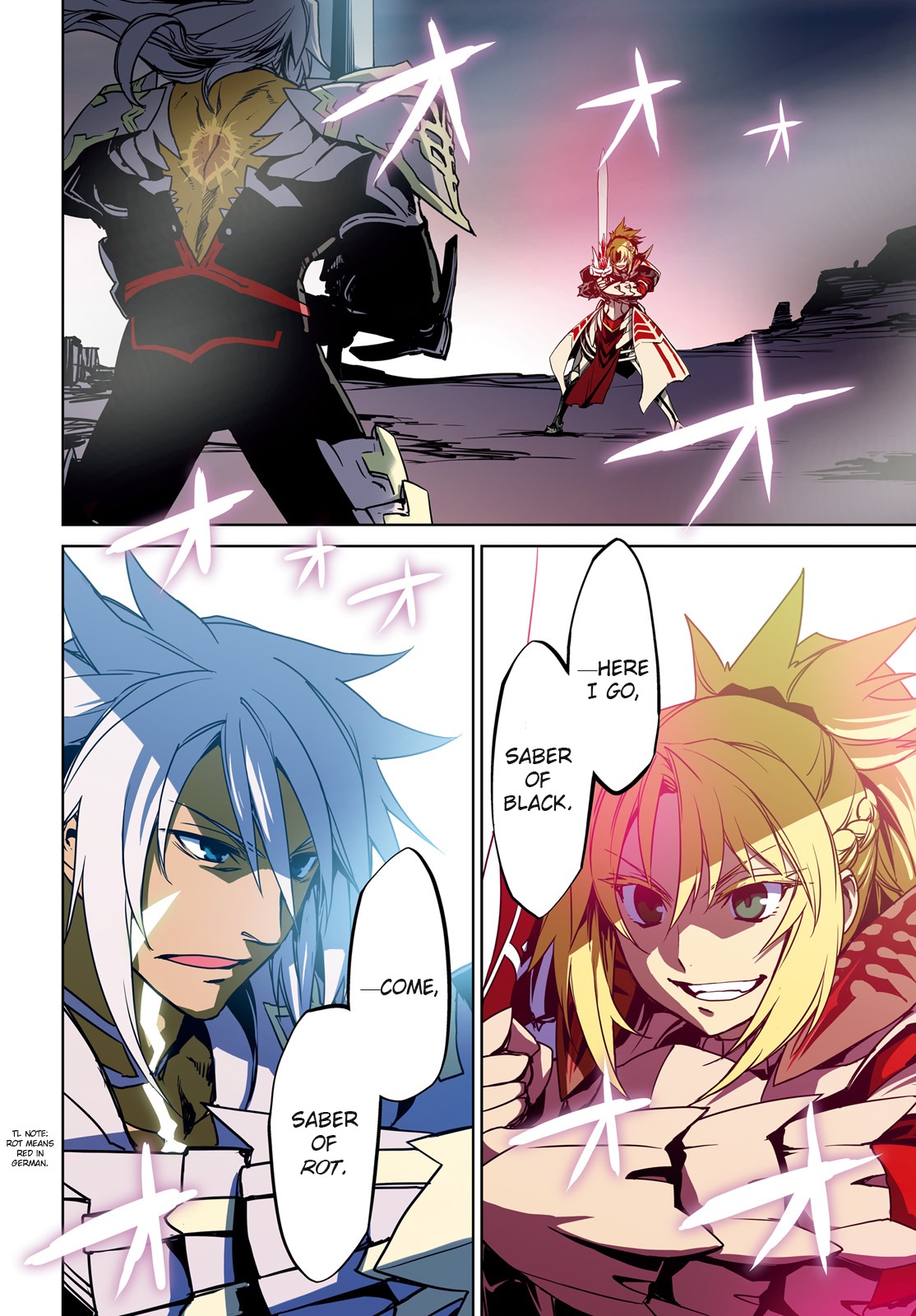 Fate/Apocrypha Chapter 1 page 3 - Chapter 1: Episode: 01 Night Before the Curtain Rises -Black-