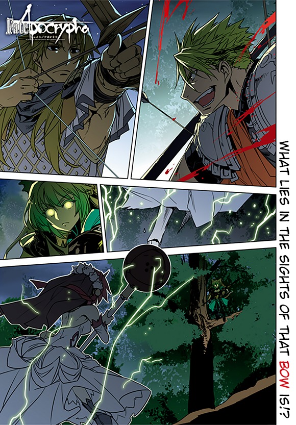 Fate/Apocrypha Chapter 14 page 1 - Chapter 14: Episode: 14 Immortal Hero, Red Rider