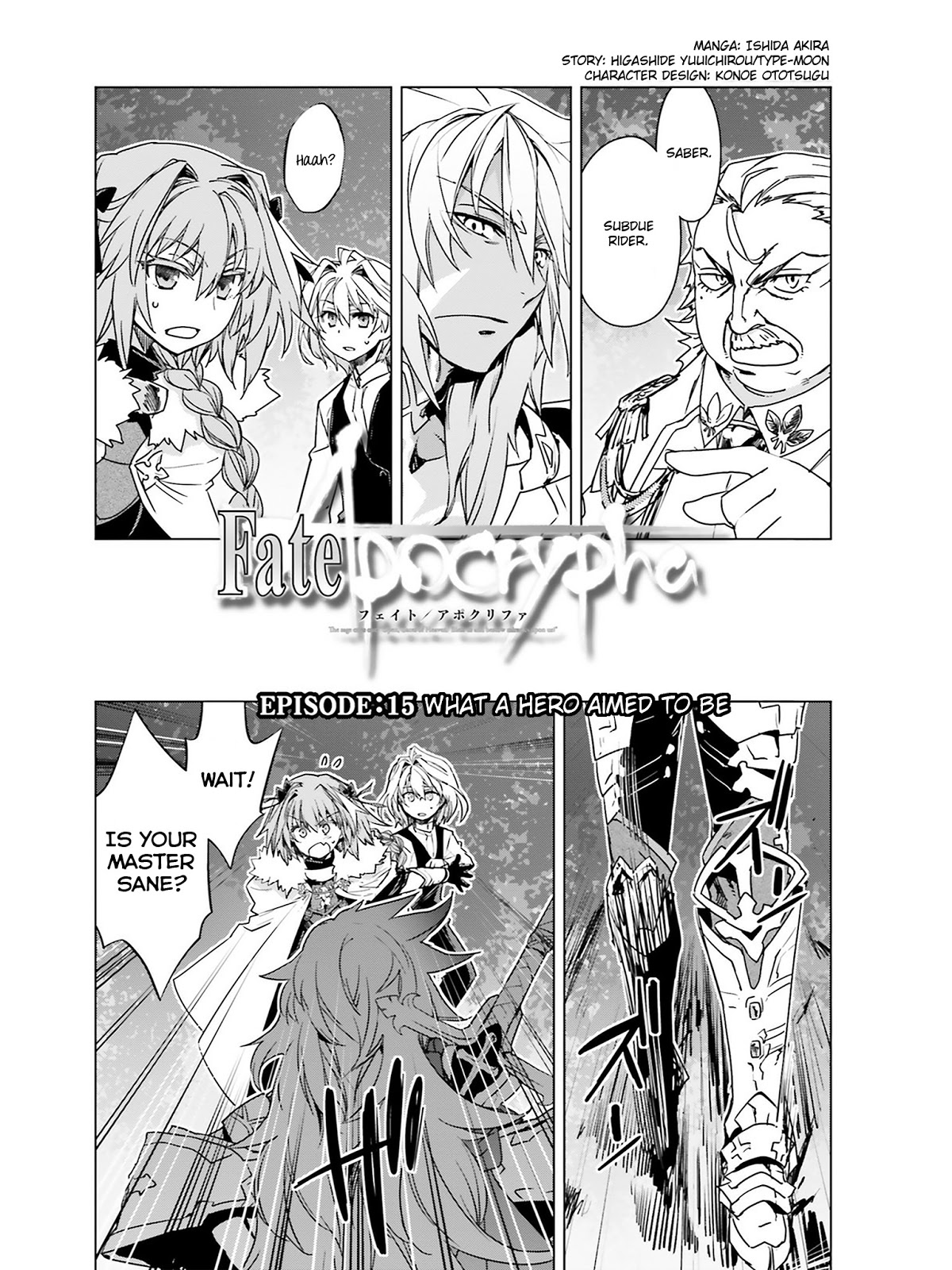 Fate/Apocrypha Chapter 15 page 2 - Chapter 15: Episode: 15 What A Hero Aimed To Be