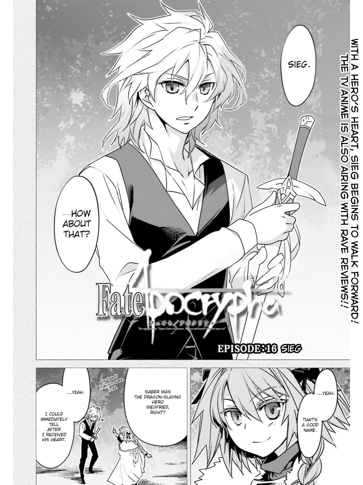 Fate/Apocrypha Chapter 16 page 2 - Chapter 16: Episode: 16 Sieg