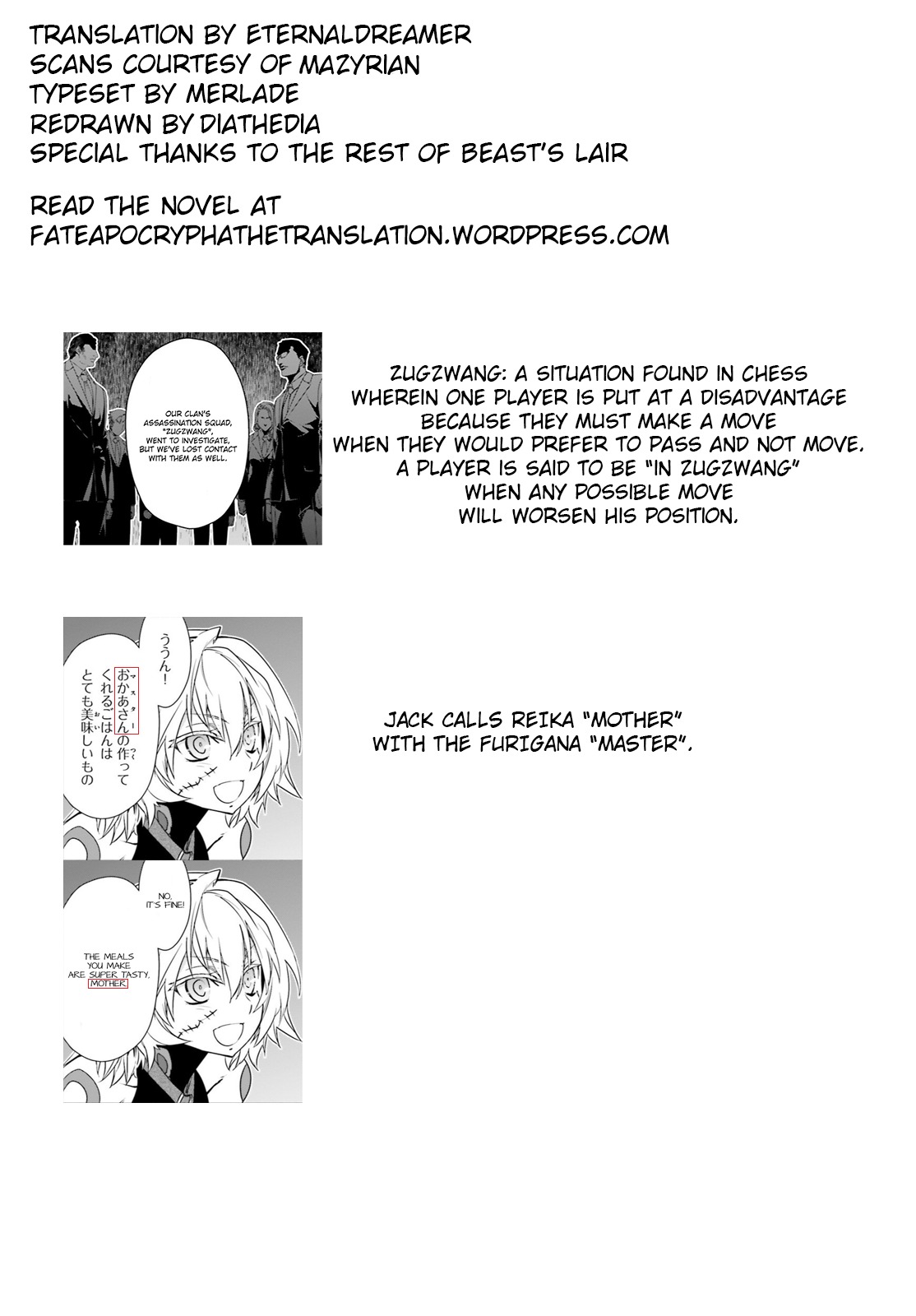 Fate/Apocrypha Chapter 17 page 34 - Chapter 17: Episode: 17 Assassin of Black