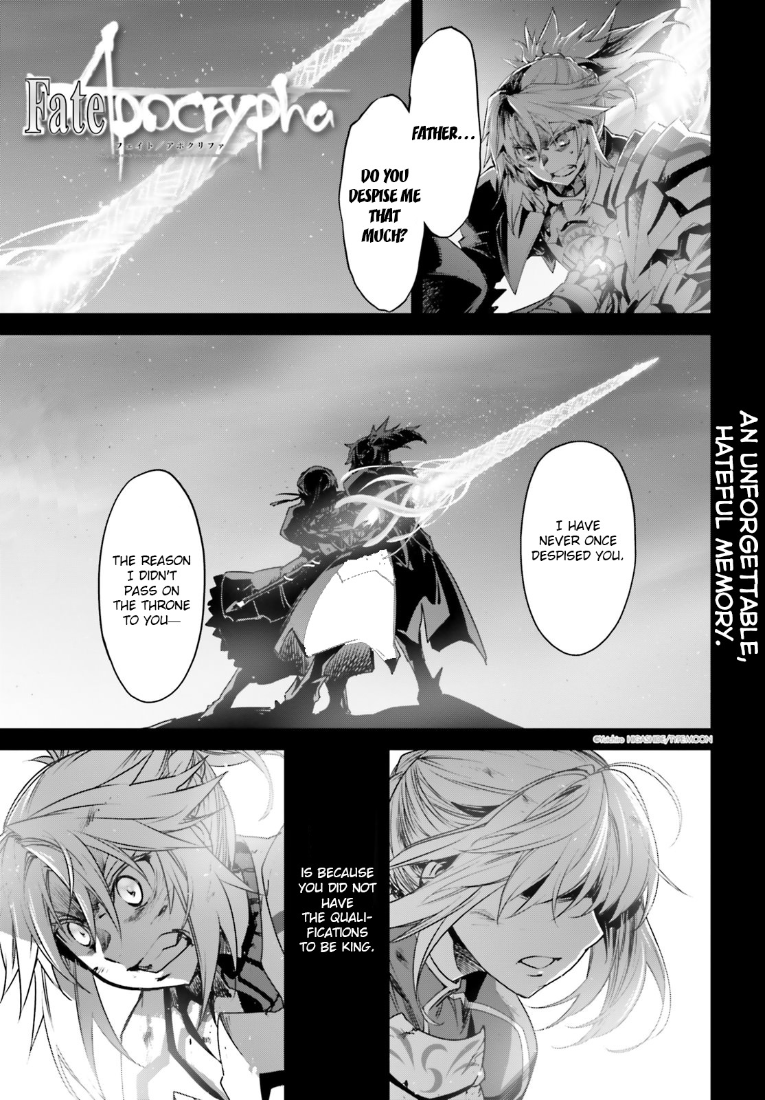 Fate/Apocrypha Chapter 18 page 1 - Chapter 18: Episode: 18 The Masters