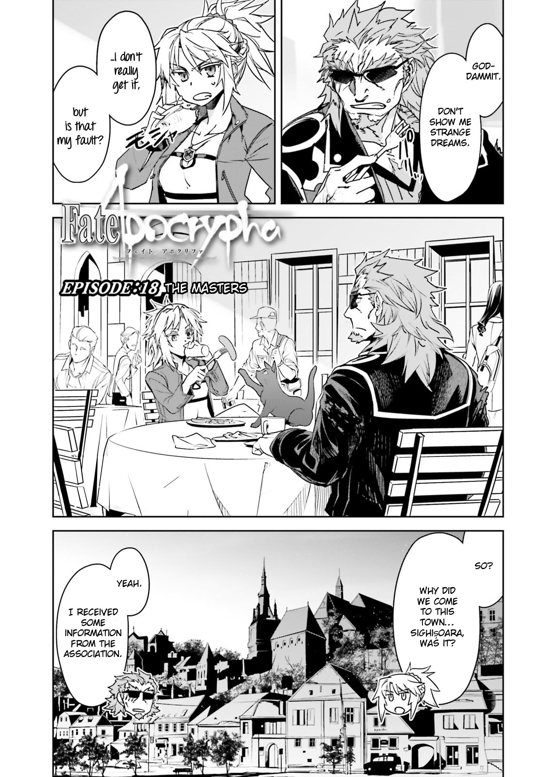 Fate/Apocrypha Chapter 18 page 3 - Chapter 18: Episode: 18 The Masters