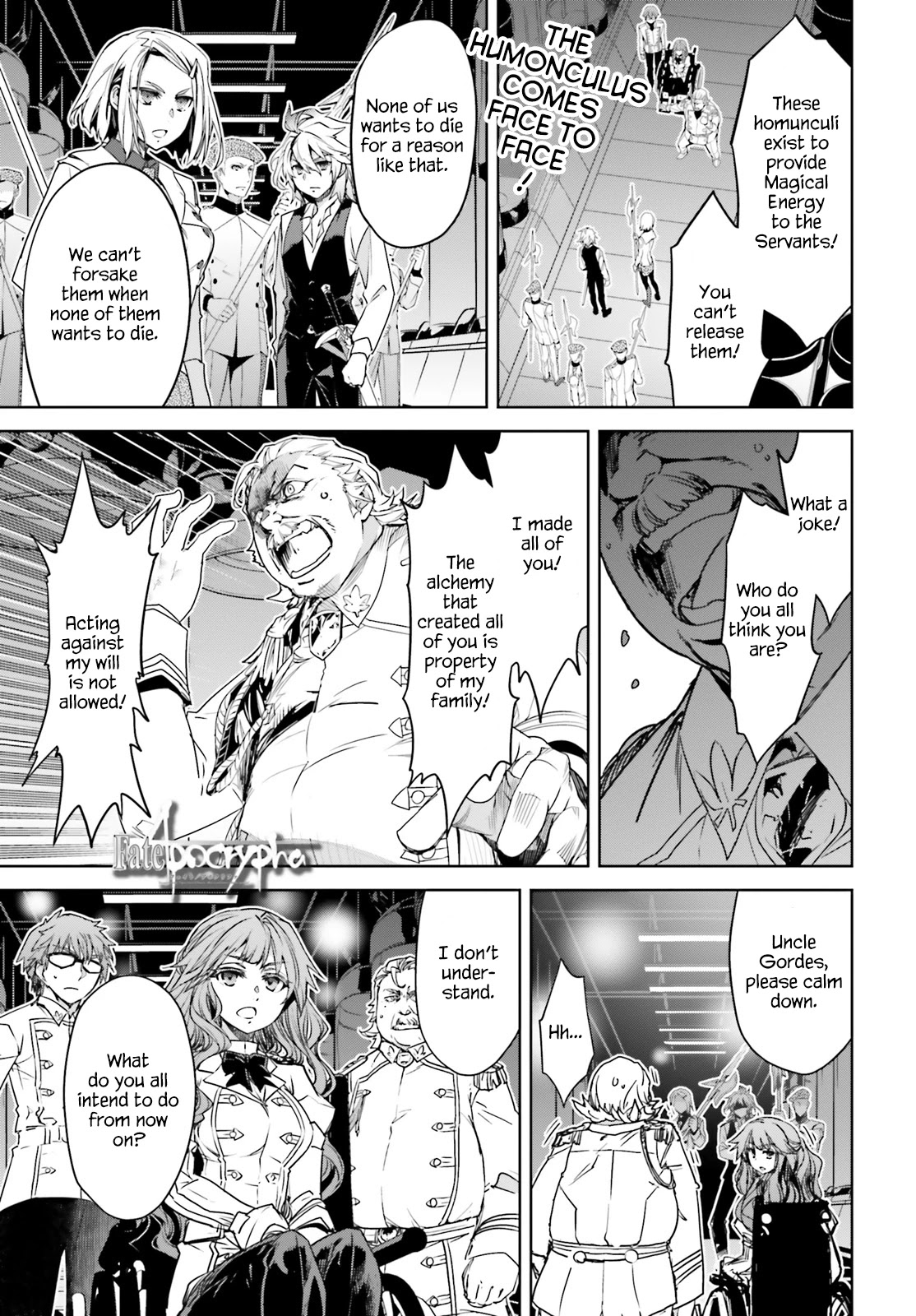 Fate/Apocrypha Chapter 34 page 1 - Chapter 34: Episode: 34 Golem Keter Malkuth