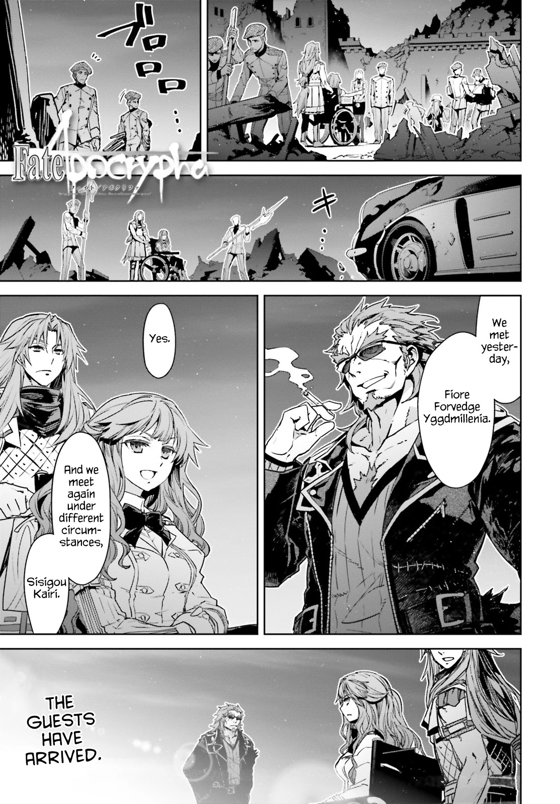 Fate/Apocrypha Chapter 38 page 1 - Chapter 38: Episode: 38 A Wish For The Holy Grail