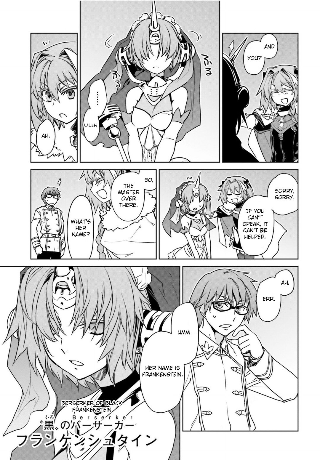 Fate/Apocrypha Chapter 4 page 7 - Chapter 4: Episode: 04 Saber of Black