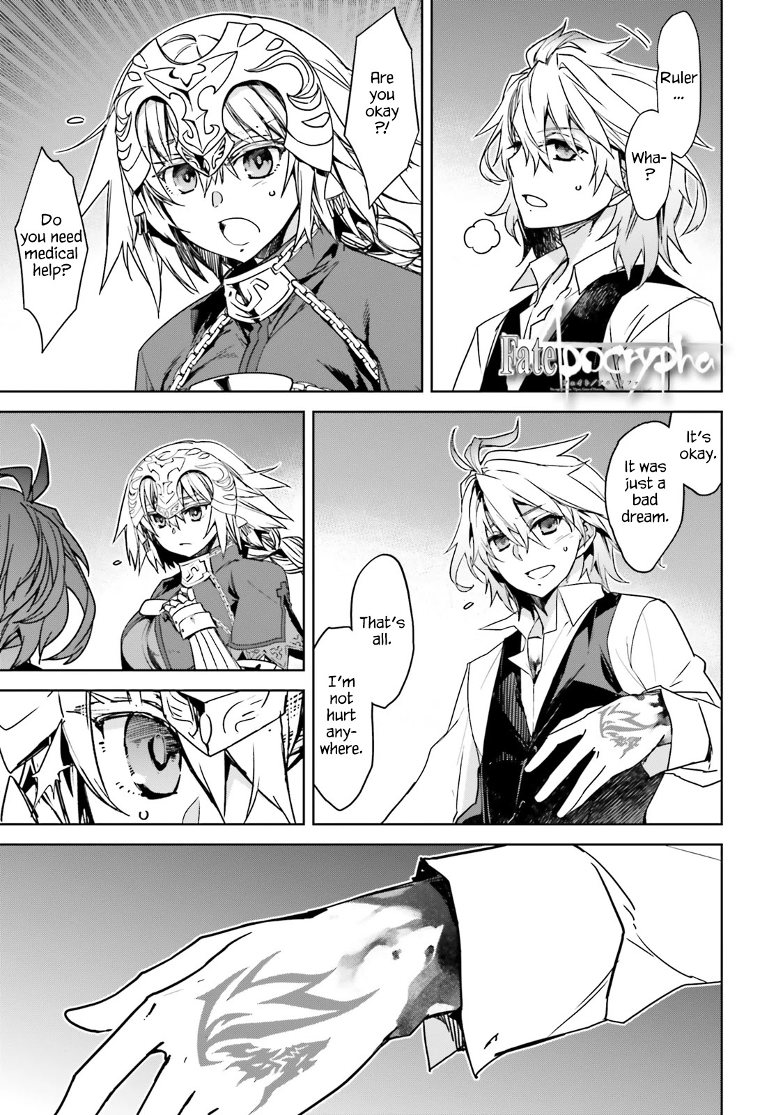 Fate/Apocrypha Chapter 43 page 1 - Chapter 43: Episode: 43 What Should Be Done