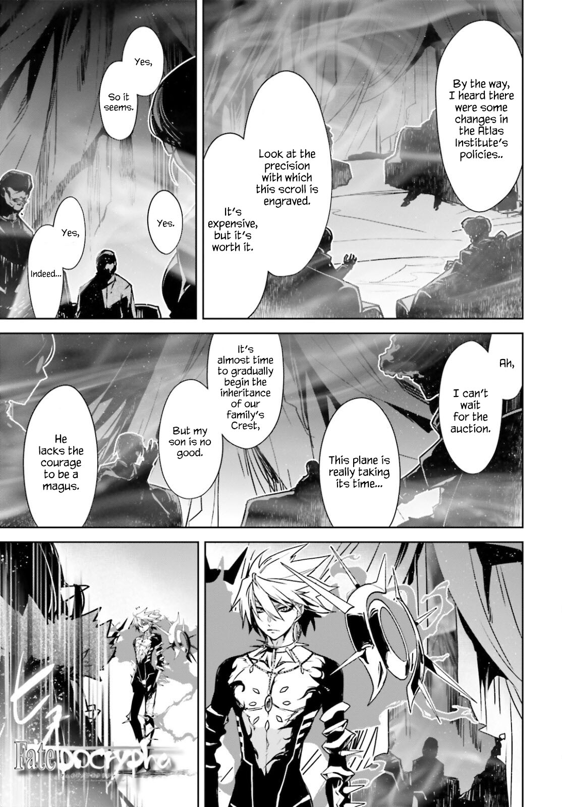 Fate/Apocrypha Chapter 50 page 1 - Chapter 50: Episode: 50 Turning Point