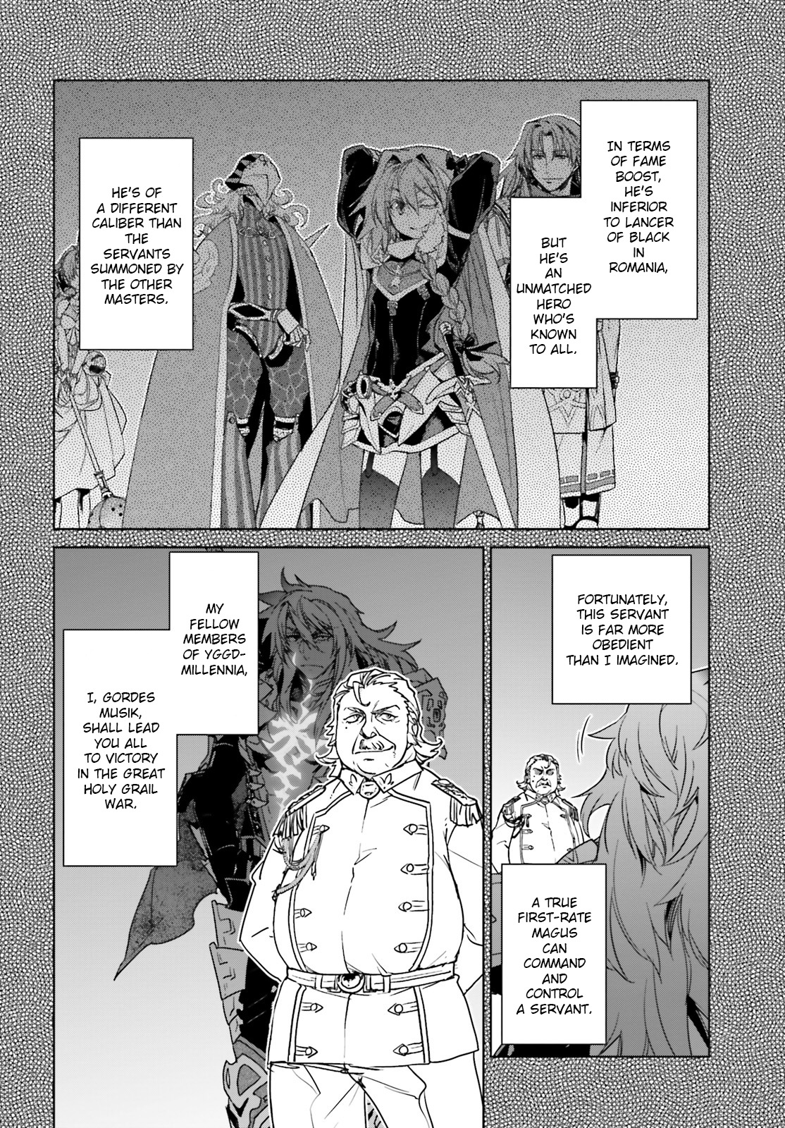 Fate/Apocrypha Chapter 6 page 10 - Chapter 6: Episode: 06 Gordes Musik Yggdmillenia