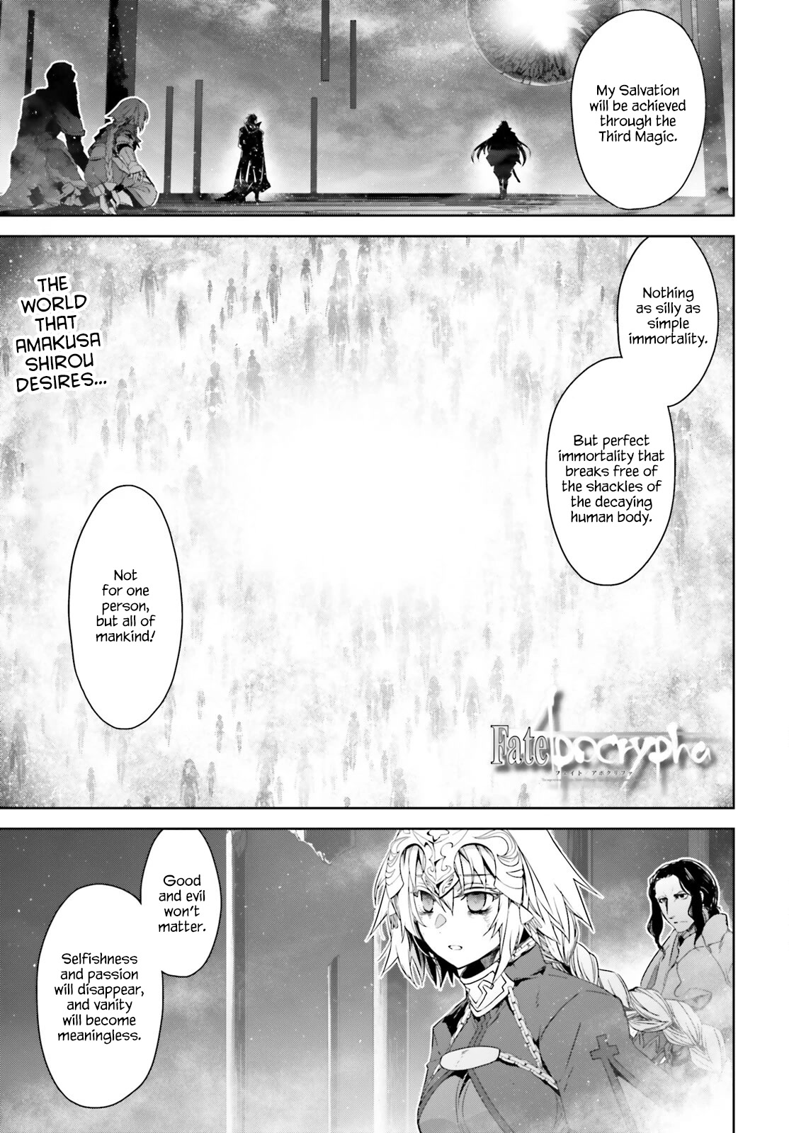 Fate/Apocrypha Chapter 68 page 1 - Chapter 68: Episode: 68 "I wanted to see you"