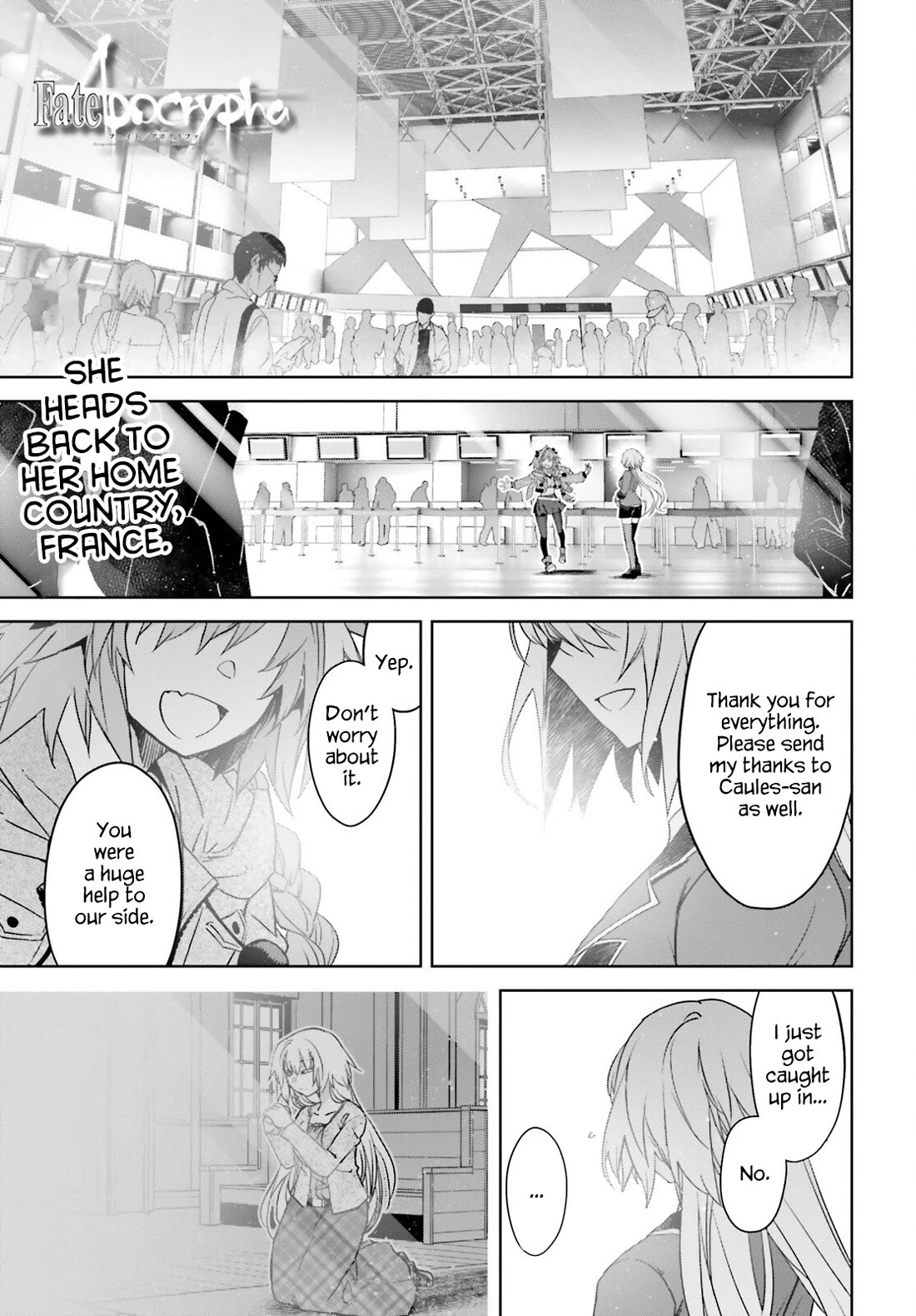 Fate/Apocrypha Chapter 73 page 1 - Chapter 73: Final Episode: Epilogue [END]
