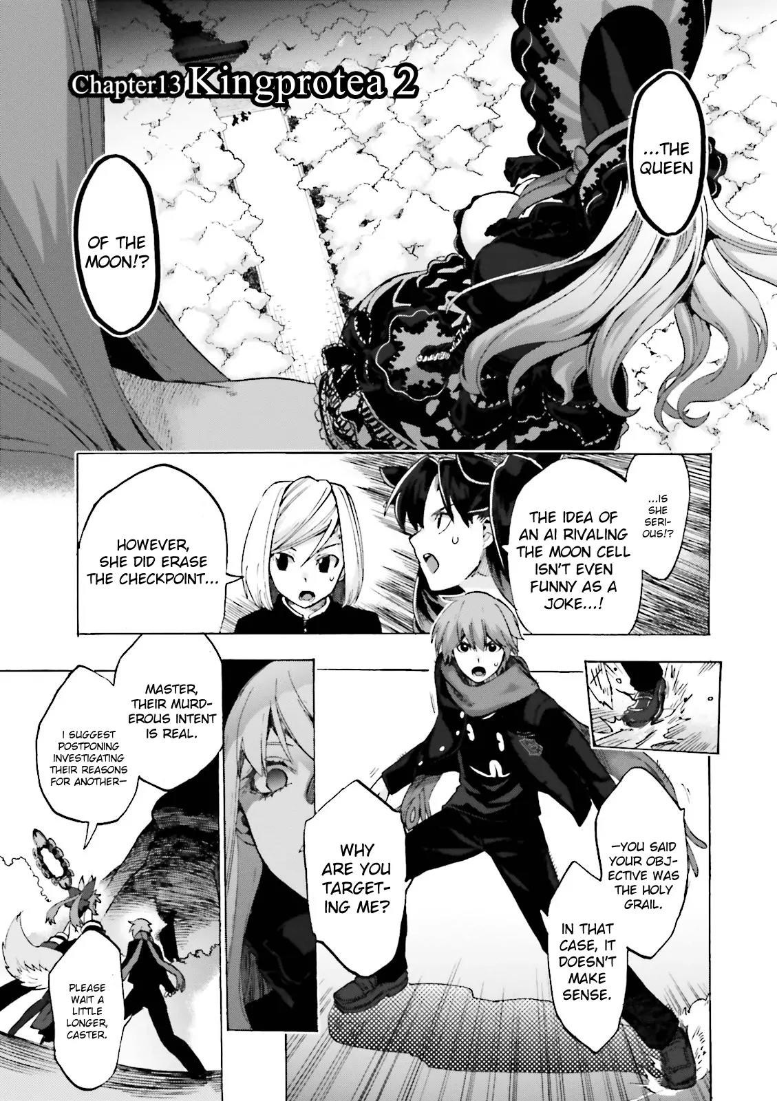 Fate/Extra CCC - Foxtail Chapter 14 page 1 - Chapter 14: Kingprotea 2