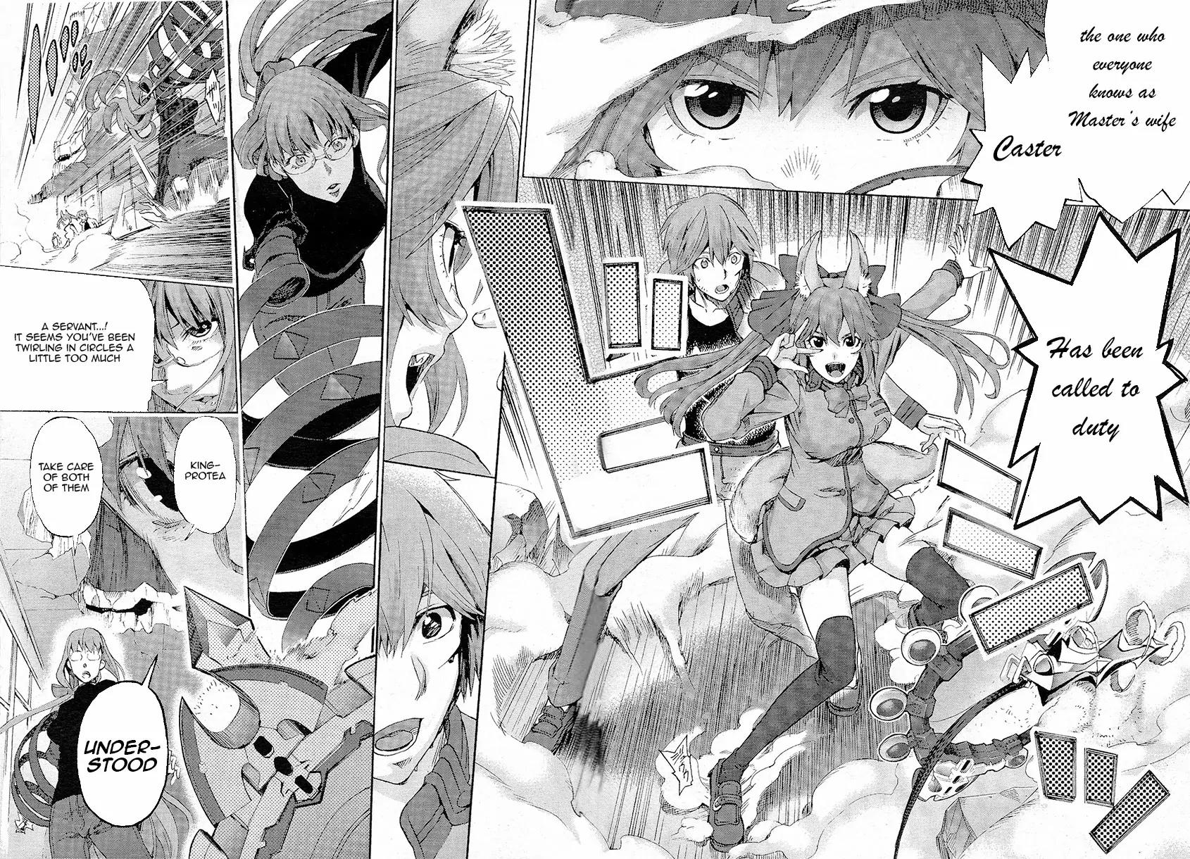 Fate/Extra CCC - Foxtail Chapter 2 page 17 - Chapter 2: Miko-n! Caster Fox-chan! Tsukumihara Academy 2