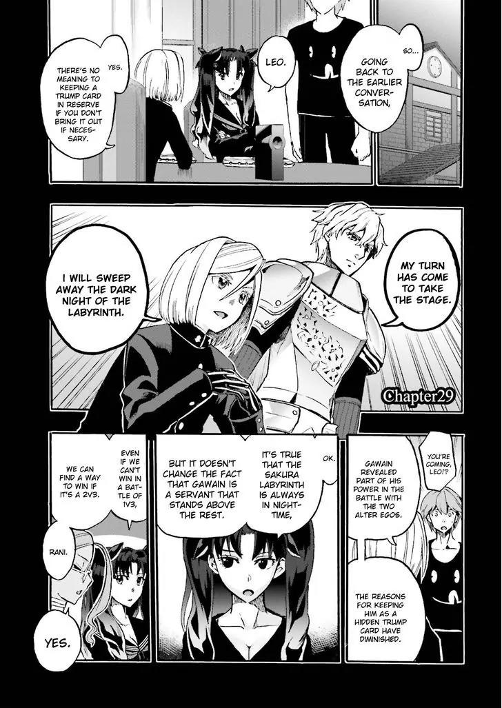 Fate/Extra CCC - Foxtail Chapter 30 page 1 - Chapter 30: Gawain VS Karna 1