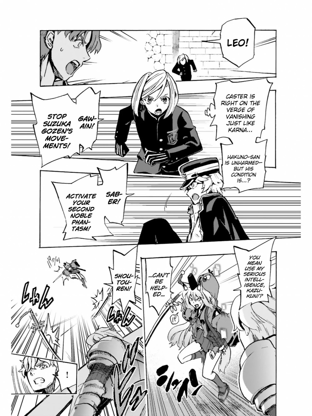 Fate/Extra CCC - Foxtail Chapter 38 page 8 - Chapter 38: Gawain vs Suzuka Gozen