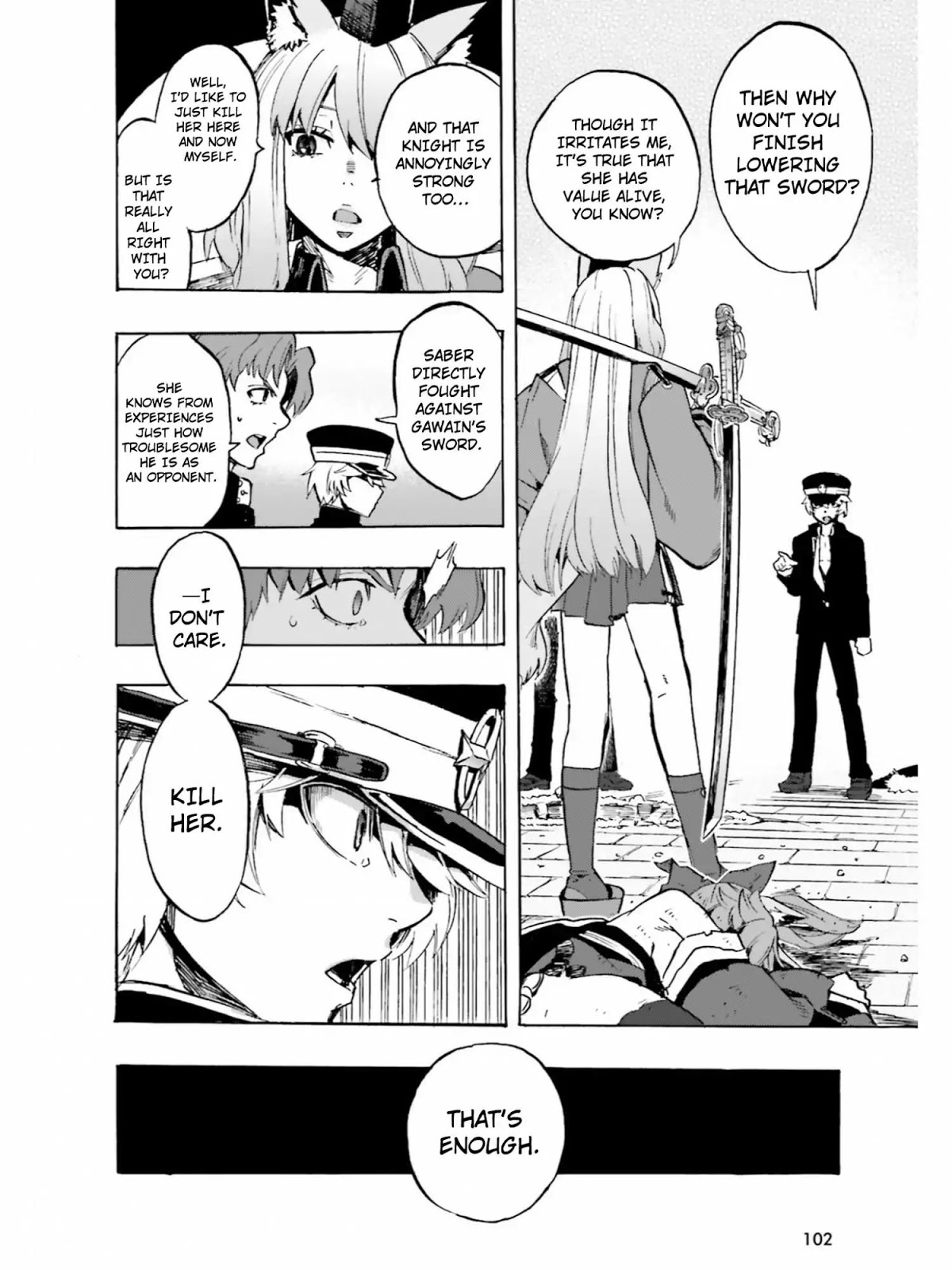 Fate/Extra CCC - Foxtail Chapter 39 page 12 - Chapter 39: Gawain vs Suzuka Gozen II