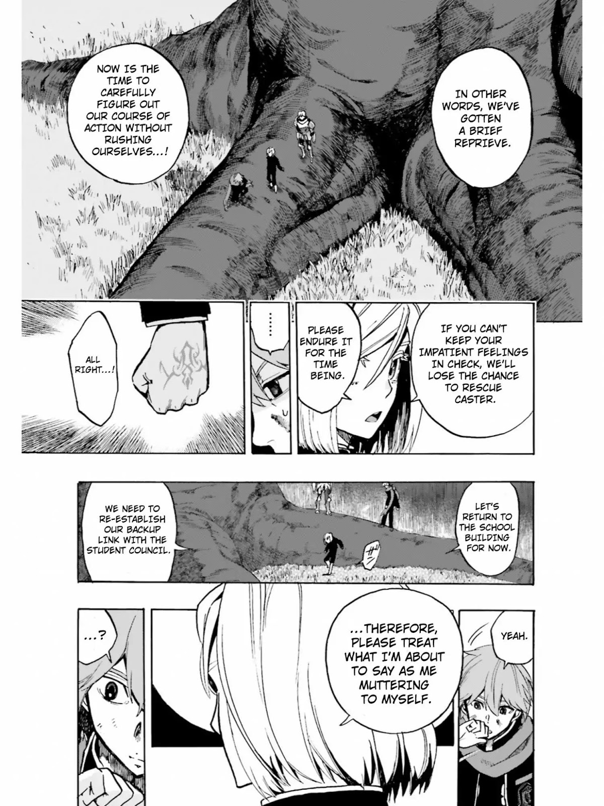Fate/Extra CCC - Foxtail Chapter 40 page 11 - Chapter 40: On the Run