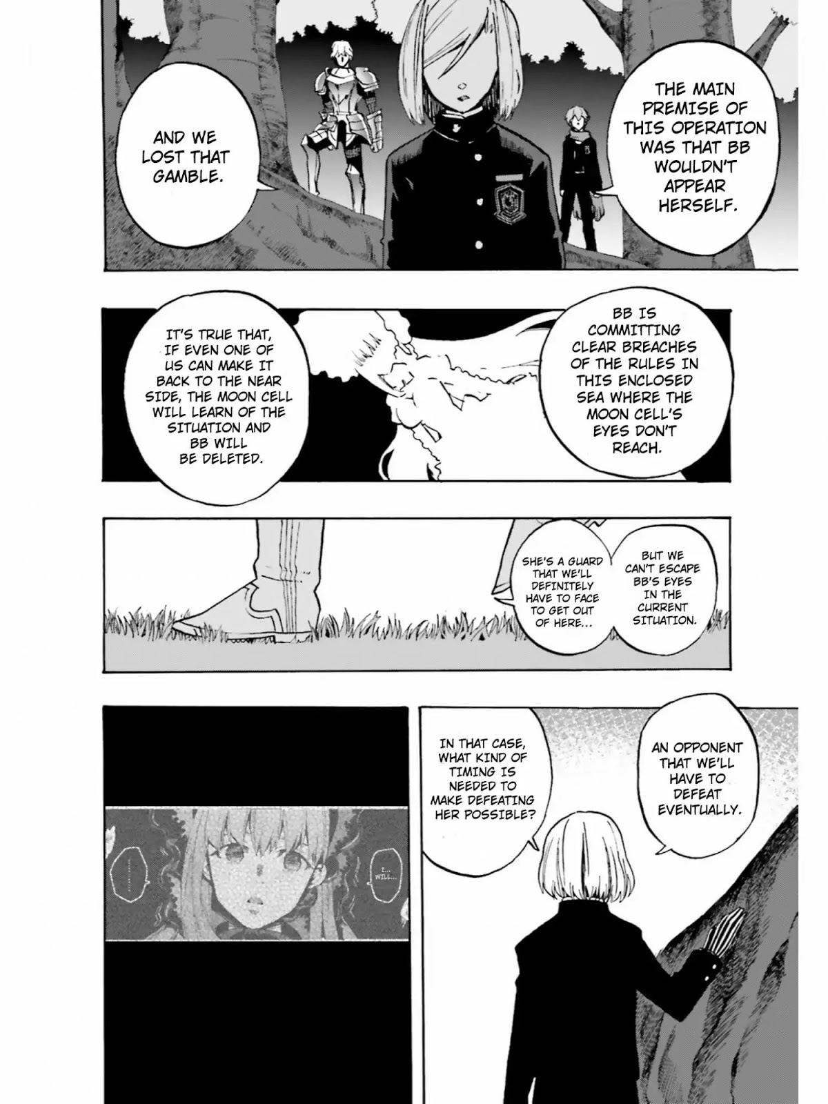 Fate/Extra CCC - Foxtail Chapter 40 page 12 - Chapter 40: On the Run