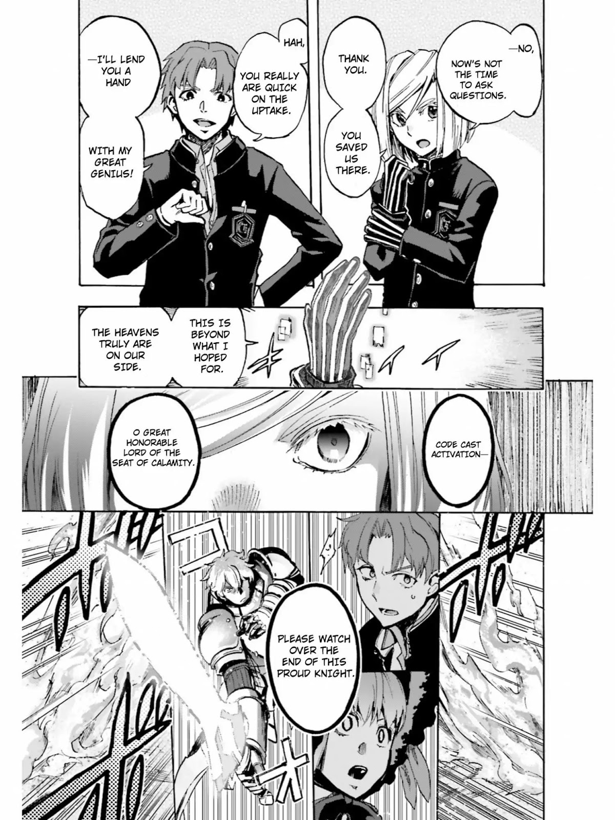 Fate/Extra CCC - Foxtail Chapter 40 page 25 - Chapter 40: On the Run