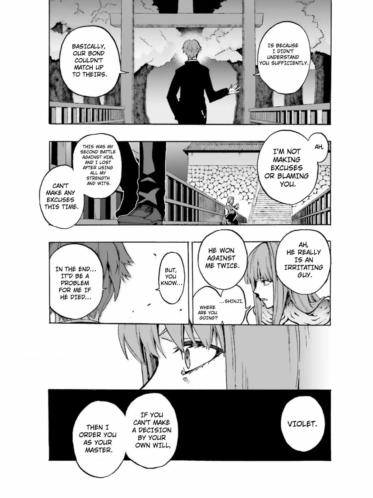 Fate/Extra CCC - Foxtail Chapter 40 page 3 - Chapter 40: On the Run